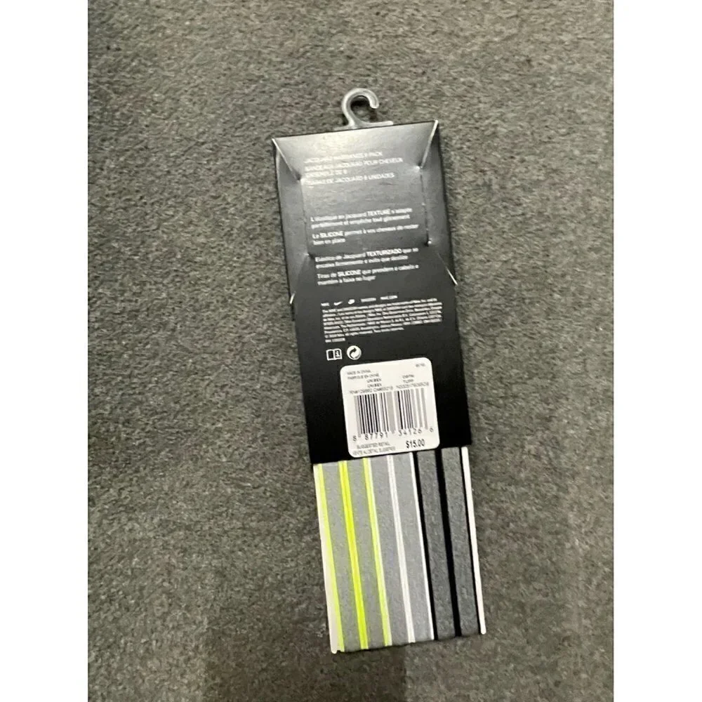 𝅺nike Jacquard Hairbands‎ 6 pack
